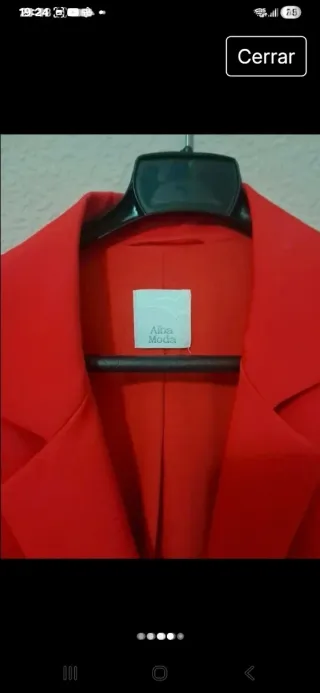 Chaqueta roja talla 40