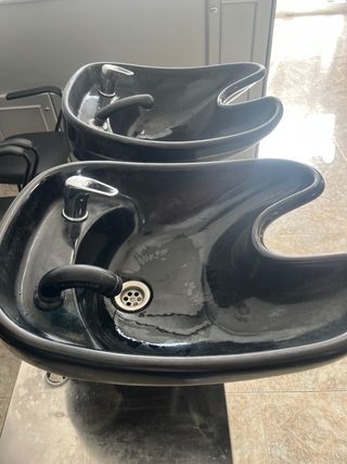 Ceramica de lavacabezas negro