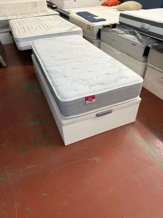 Colchón Pikolin 90x190 + Canapé Madera