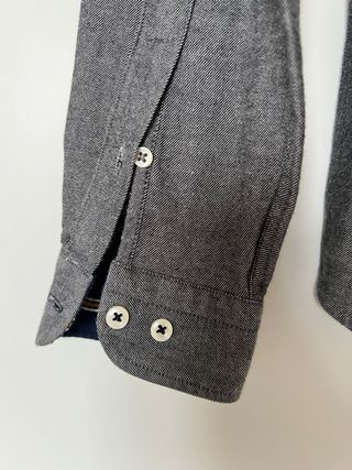Camicia Zara Uomo Relaxed Fit Grigia Taglia S