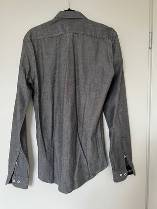 Camicia Zara Uomo Relaxed Fit Grigia Taglia S