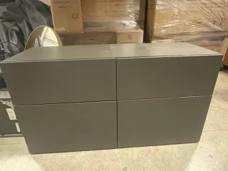 Mueble flotante gris