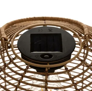 Lámpara Exterior Mimbre y Cristal Atmosphera