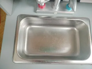 Cocinita de madera y restaurante