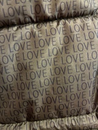 Chaleco acolchado niña estampado LOVE