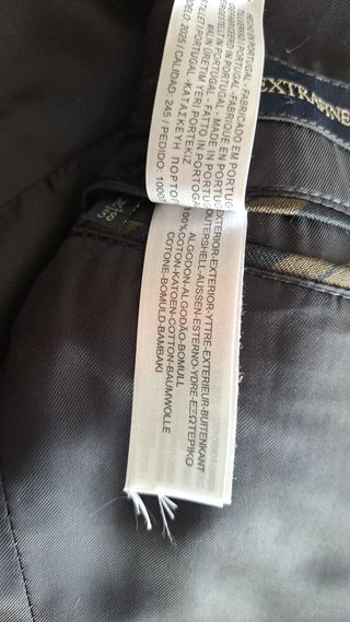 Chaqueta Americana Massimo Dutti Azul Marino Talla