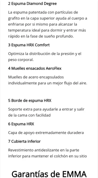 150x190 Canapé+Diamond Hybrid Emma Colchon Nuevo