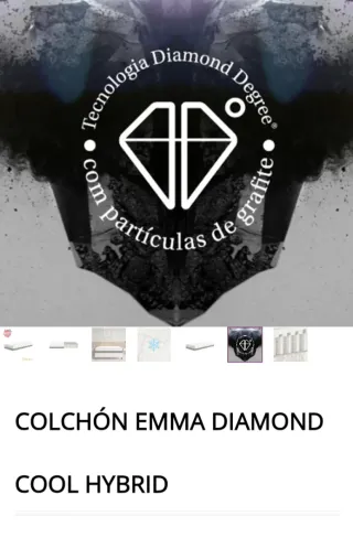 150x190 Canapé+Diamond Hybrid Emma Colchon Nuevo