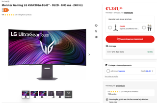 Monitor LG UltraGear Curvo 45 3440x1440