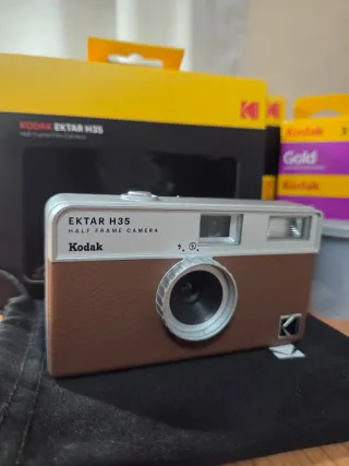 Cámara Kodak Ektar H35 Half Frame + carrete 36 exp