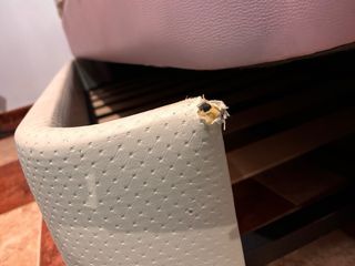 Cama doble con canapé