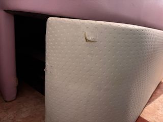 Cama doble con canapé