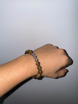 Pulsera Ojo de Tigre y Plata Azuro Republic