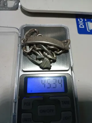 Pulsera esclava plata 925 con nombre