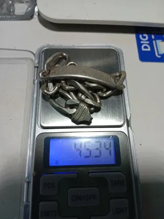 Pulsera esclava plata 925 con nombre