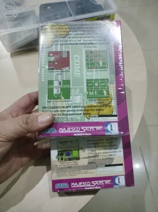 Juego Game Gear Caesar's Palace y super battletank