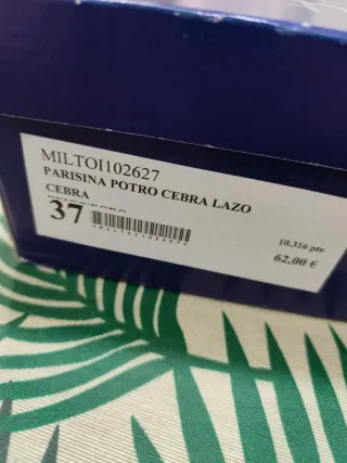 Zapatos Parisina Talla 37 Mitto