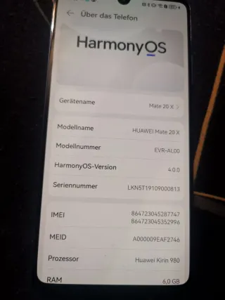 Huawei Mate 20X Azul