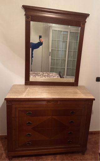 MUEBLES NEOCLASICO Habitación Matrimonio Completa