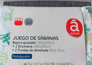 Juego de sábanas cama 160 (A ESTRENAR)