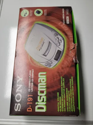 Discman Sony D-191 com caixa original
