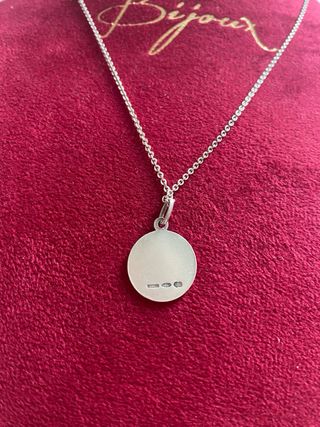 Collana con medaglia vintage Madonna Vergine