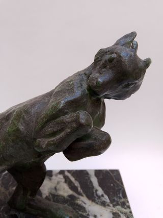 Sujetalibros de Bronce - Faunos (2)