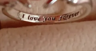 Anillo de Corazón con Dedos Ajustable