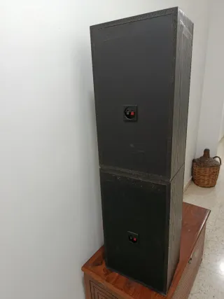 Altavoces de alta calidad negros