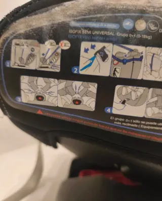 Silla Coche Bebé Isofix 0-36kg