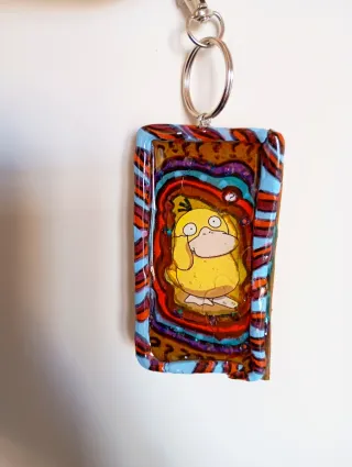 Portachiavi Pokémon Psyduck fatto a mano