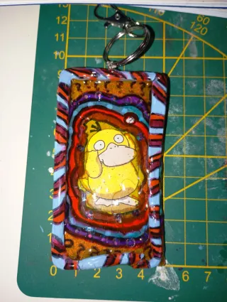 Portachiavi Pokémon Psyduck fatto a mano