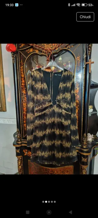 Vestitino donna fantasia tie-dye