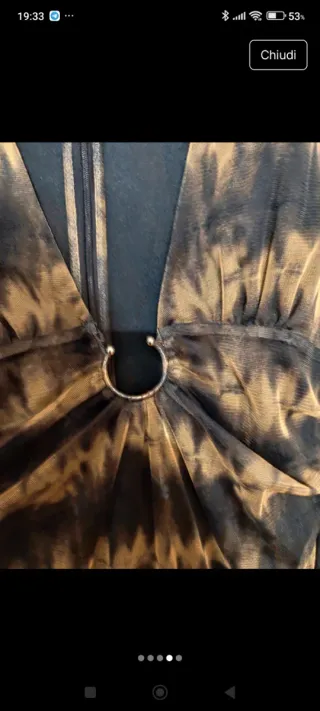 Vestitino donna fantasia tie-dye