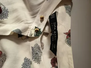 Camisa Zara Estampada Talla XL