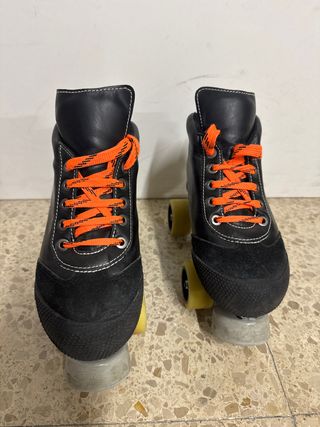 Patines Hockey Barovari Talla 39 Negro/Naranja