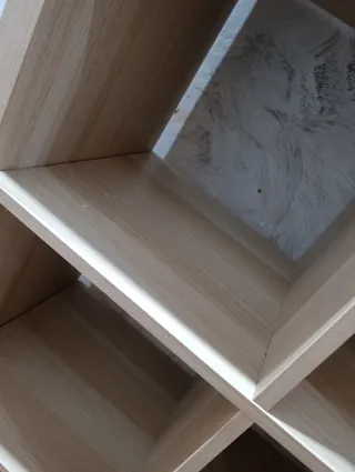 Estantería modular Kallax madera y gris