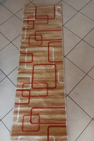 Tappeto cucina 1.80m - Marrone e Rosso