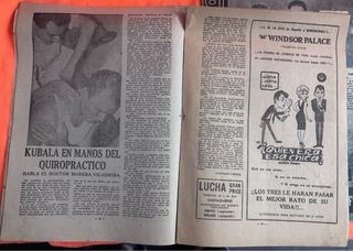 LOTE 2 ANTIGUAS REVISTAS DICEN fcb AÑOS 50/60