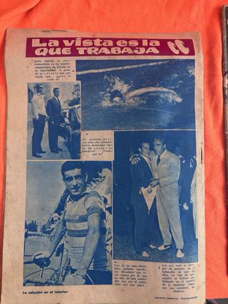 LOTE 2 ANTIGUAS REVISTAS DICEN fcb AÑOS 50/60