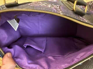 Bolso Desigual floral azul/morado COMO NUEVO