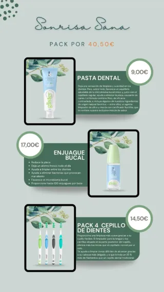 Pack Sonrisa Sana: Pasta, Enjuague y Cepillos