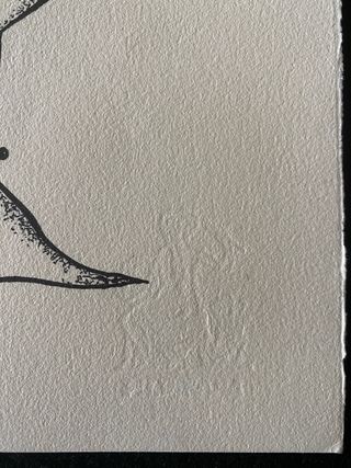 Litografía Rafael Alberti 1977