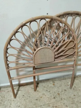 Cabeceros de mimbre (Set de 2)