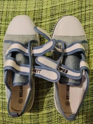 Bambas tela vaqueras talla 35