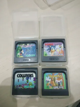 Lote 4 Juegos Sega Game Gear