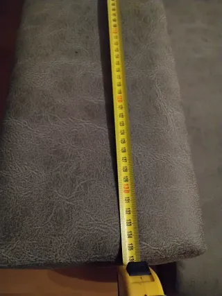 Sofá modular gris tela con chelsi