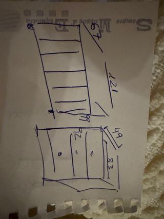 Cuna y cambiador bebé madera/blanco perfecto