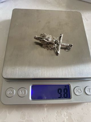 Collana vintage con pendente Gesù