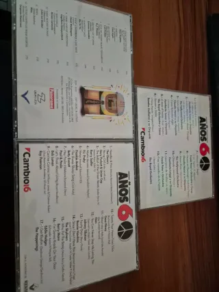 Lote 6 CDs Recopilatorios Música Variada